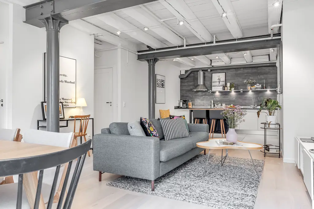 瑞典百年仓库改造个性 loft 公寓-1