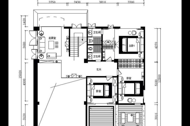 西双版纳李总欧式别墅设计-3