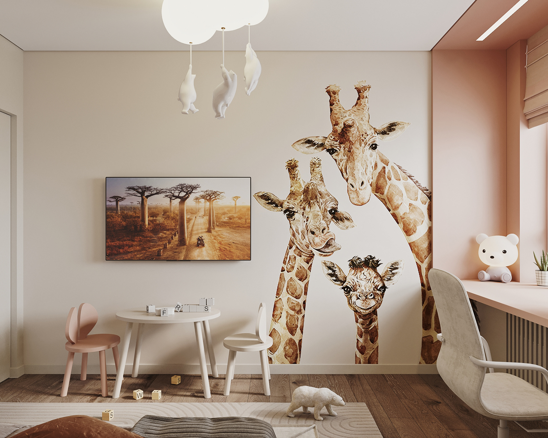 Contemporary Flat Design for Young Family-33