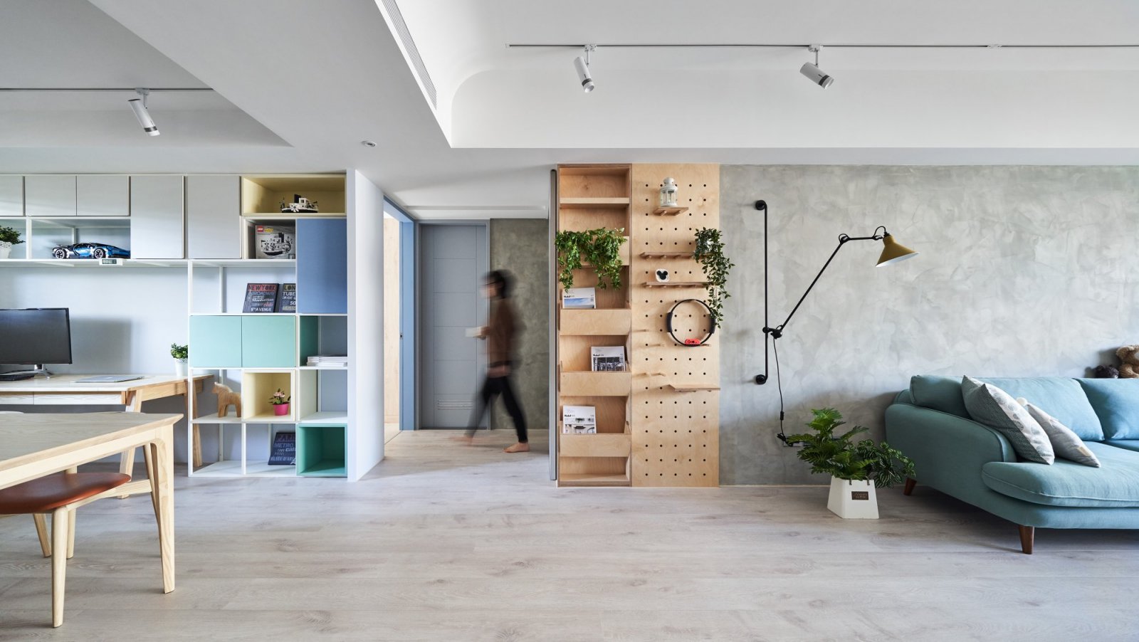 乐创空间设计 | 原木色浅蓝打造舒适生活-6