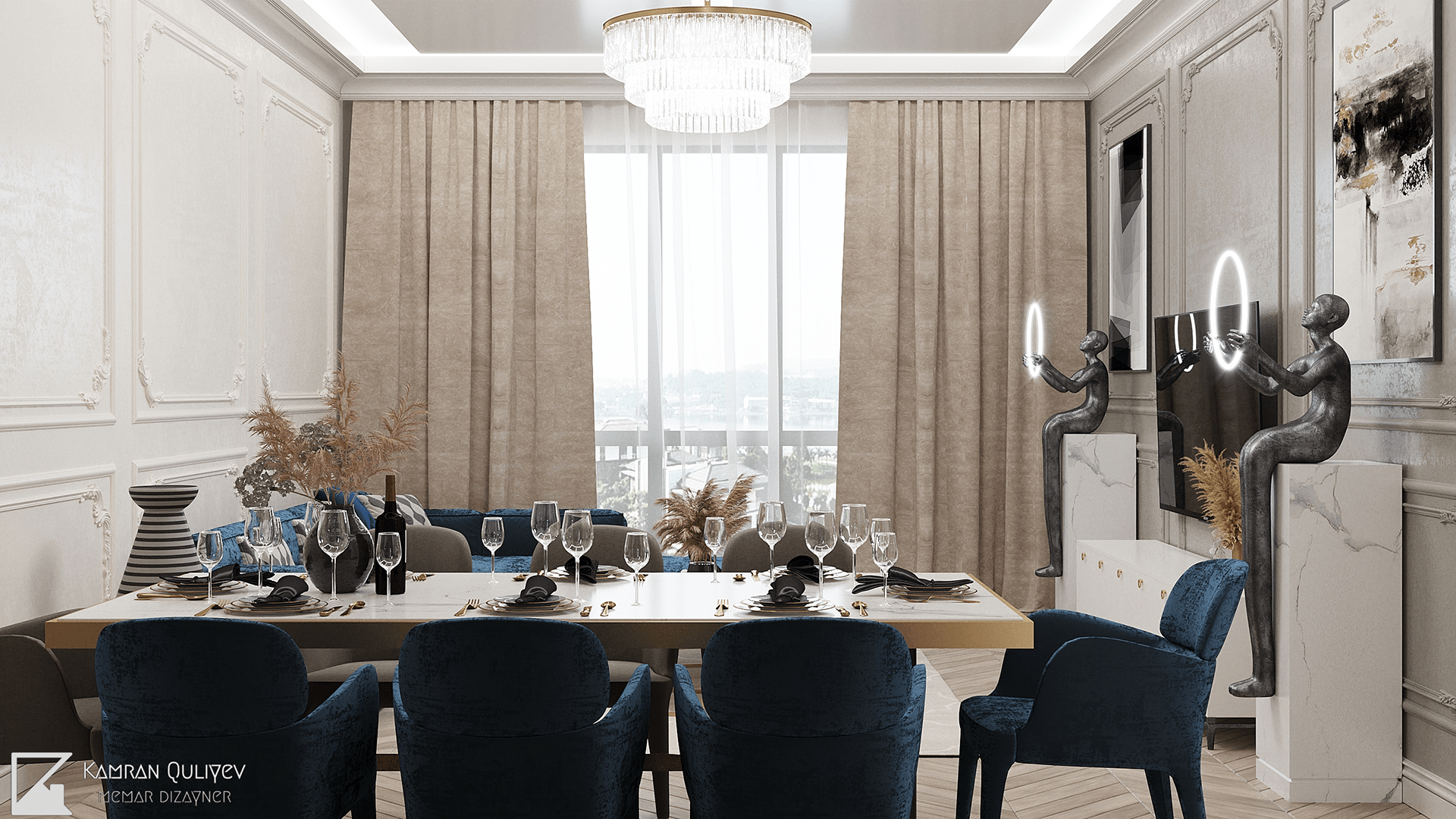 LIVINGROOM 室内设计丨阿塞拜疆丨Kamran Guliyev-19