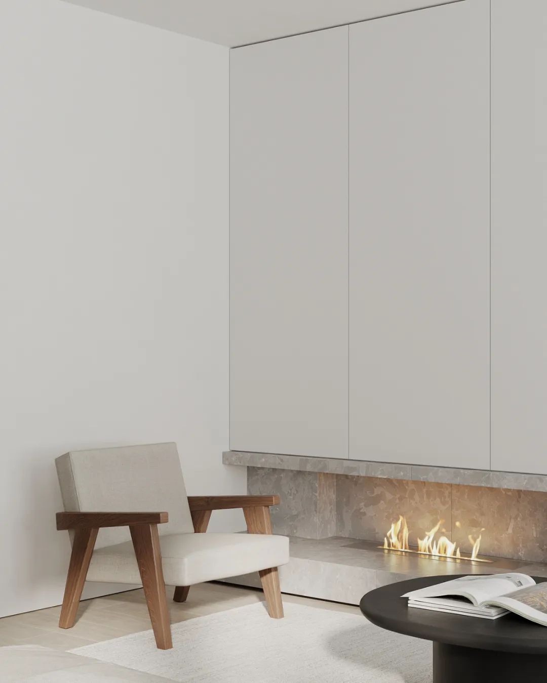 极简自然的 82㎡精致住宅丨Sofia Rubinskaya-3