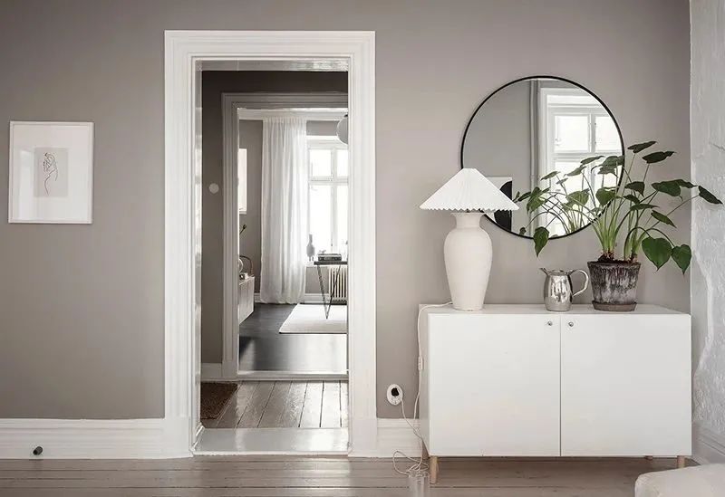 哥德堡北欧米色温暖公寓-18