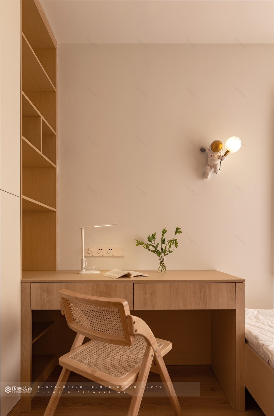 100 平旧房改造日式温馨家丨琢信装饰-31