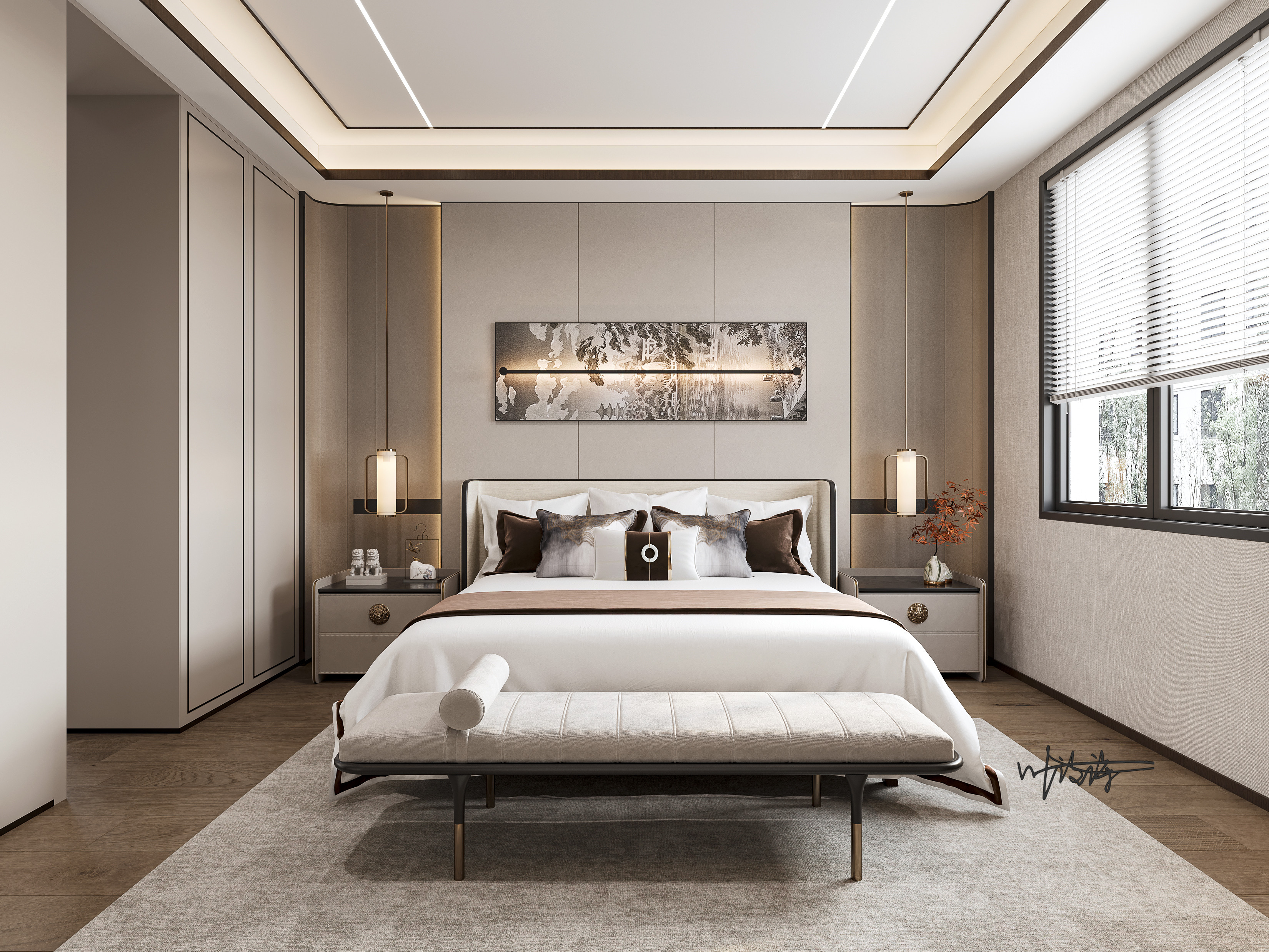 新中式别墅—东方典雅诗意之居-7