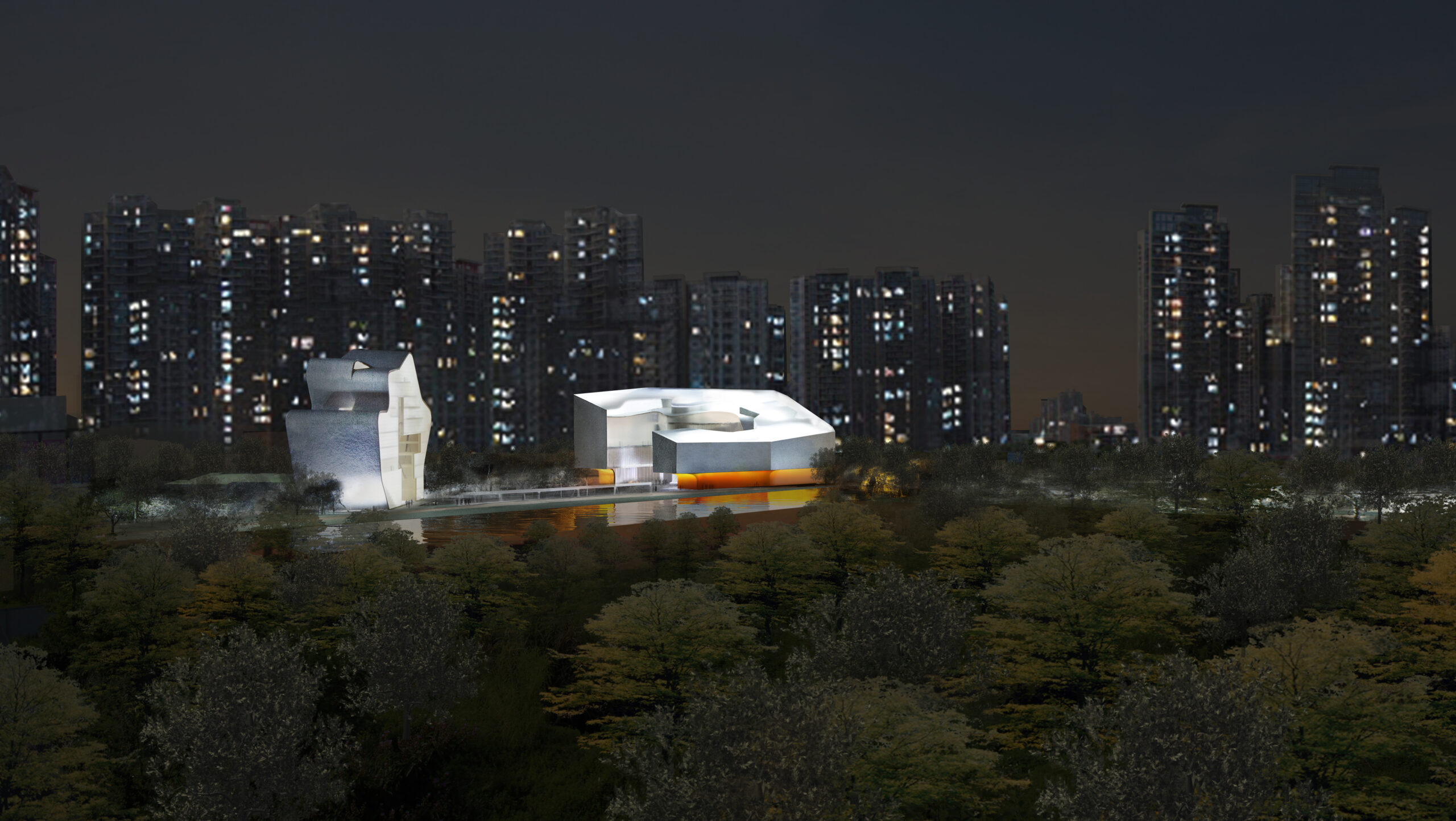 深圳美术馆和图书馆丨中国深圳丨Steven Holl Architects-11