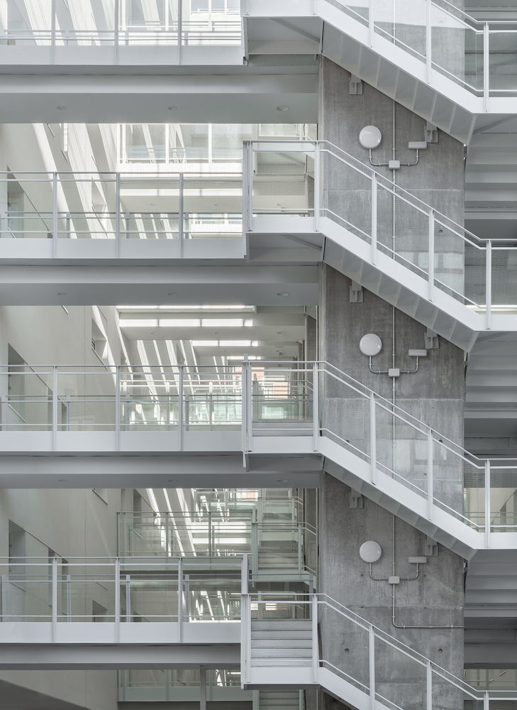 Madrid Adelfas 98 绿色住宅大楼，双体积设计优化自然光-57