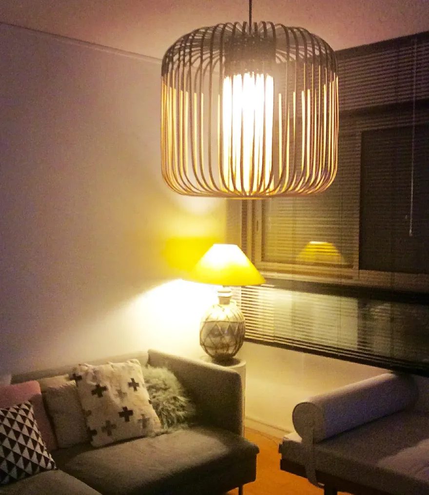 自然之光 | Lilly 的竹制吊灯设计-4