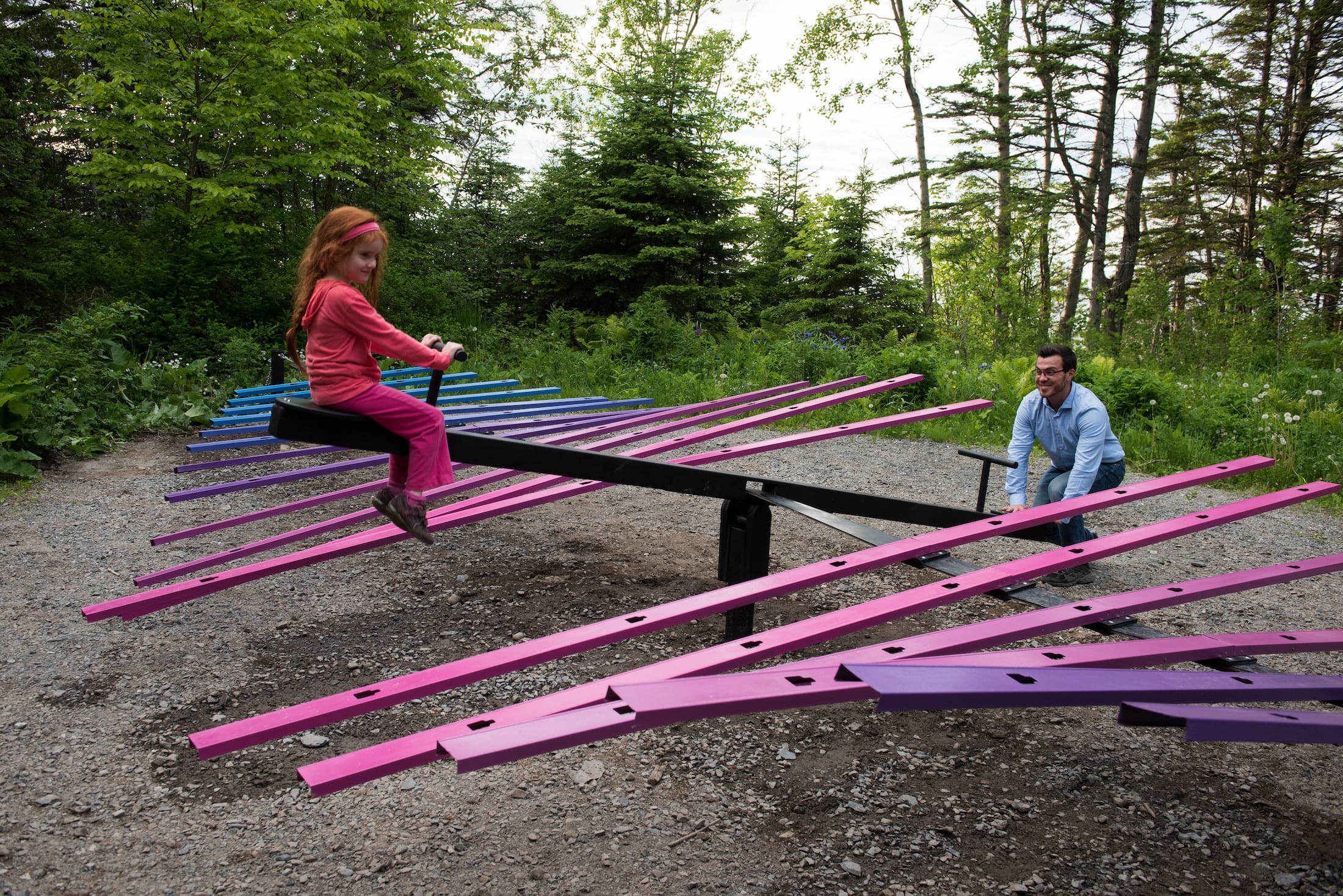 2019 加拿大国际花园节 | 彩色“岩石”结构装置引人入胜-63