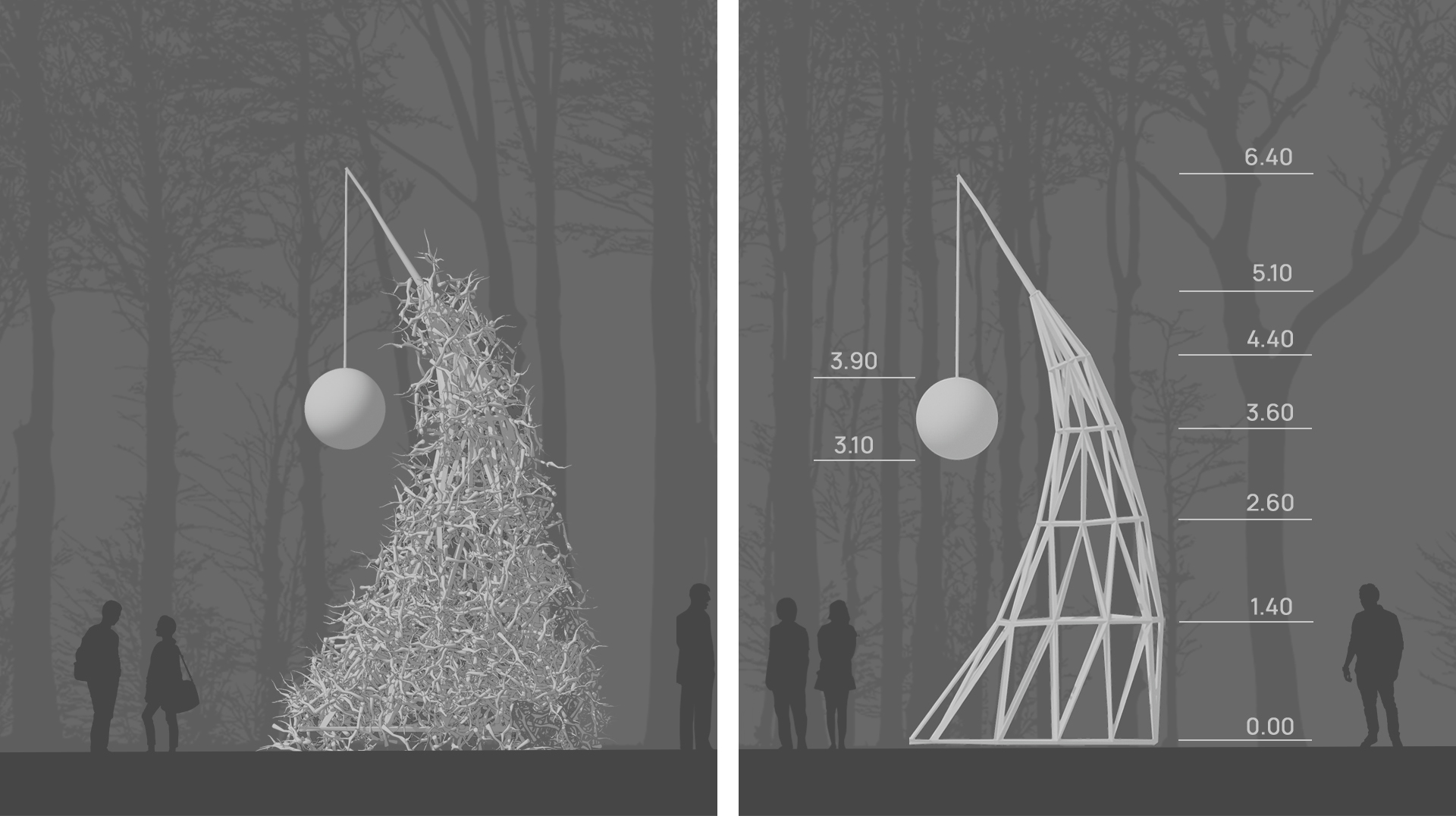Arkhangelsk自然保护区公园“带真星星的圣诞树”项目-12
