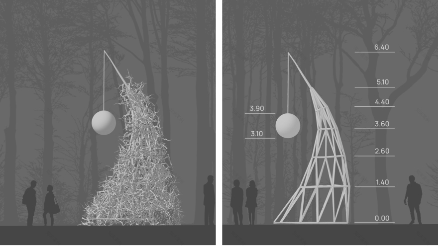 Arkhangelsk自然保护区公园“带真星星的圣诞树”项目-12