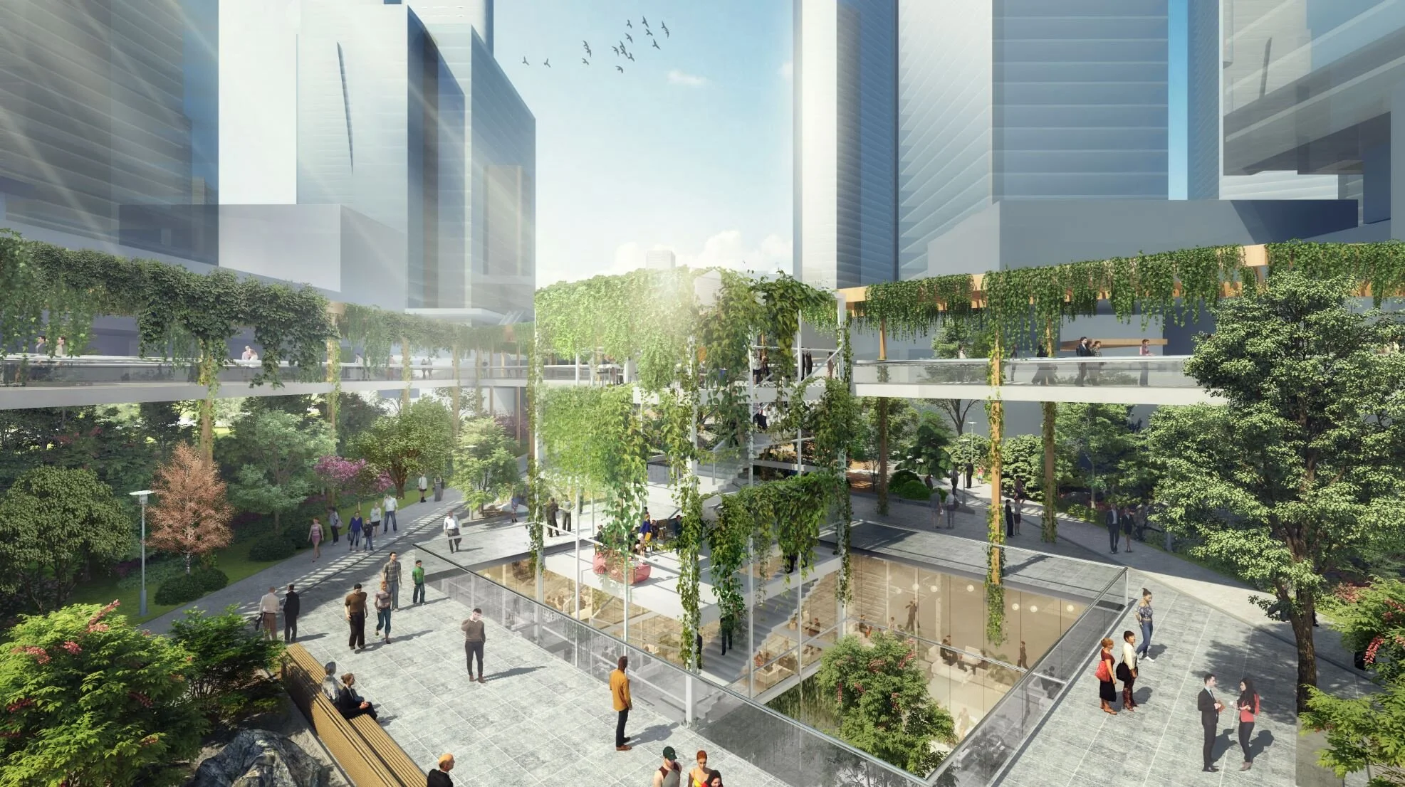 东莞国际商务区中央公园及绿轴概念景观设计国际咨询丨中国东莞丨TALLER,LOLA-18