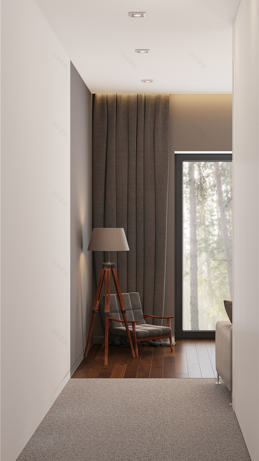 黑色版房屋室内装饰丨Golub Architects-49