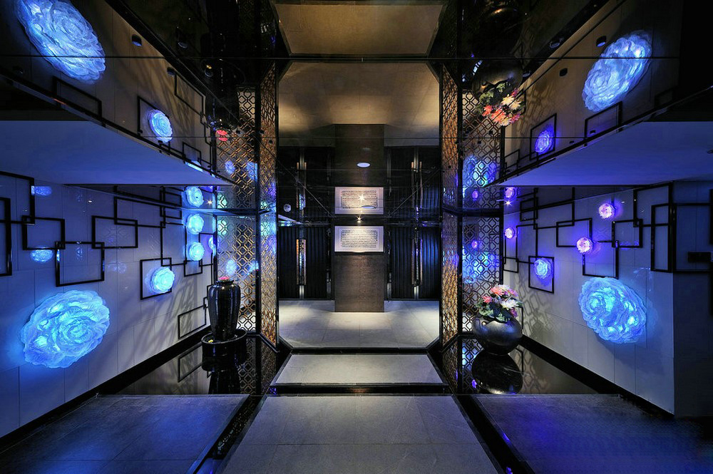 中式--禅意风格铭豪茶式效果图-4