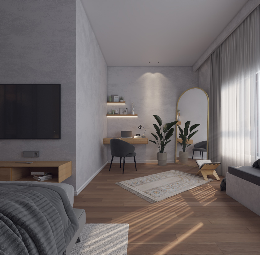 Modern Master room Design-5