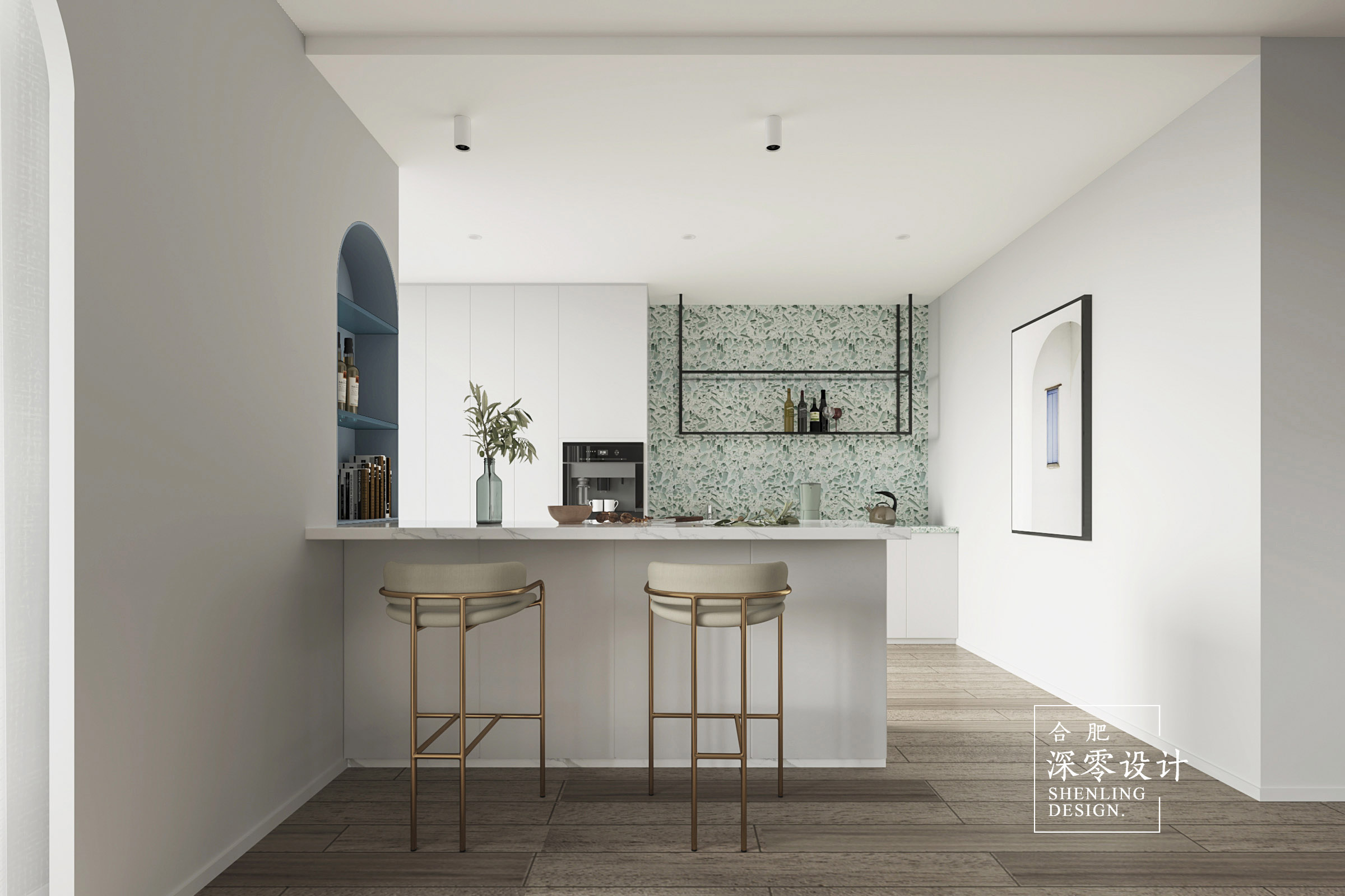 合肥铂悦庐州府 140㎡现代简约家,无电视中西厨设计-47