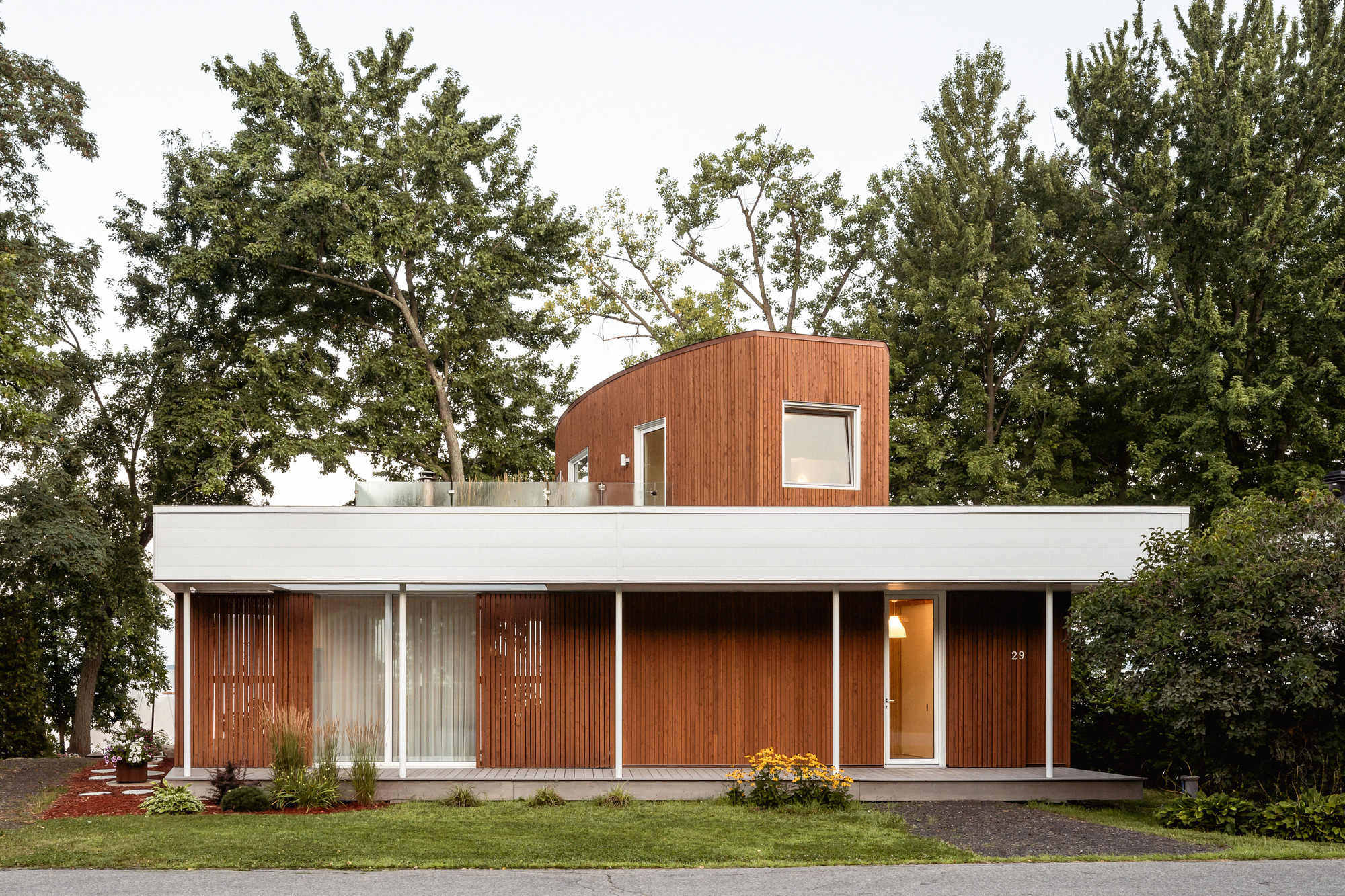 Oka 木屋丨加拿大丨Paul Bernier Architecte-28