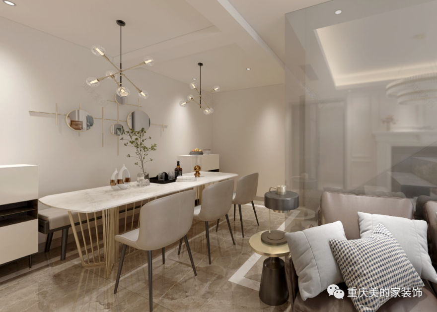 200㎡五口之家,现代简约轻奢生活-30