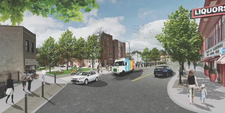 Allen Street Complete Streets Reconstruction — Halvorson | Tighe & Bond-4