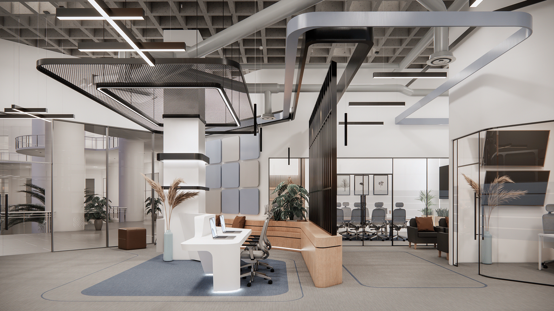 联合办公，Modern-Industrial Office Design-14