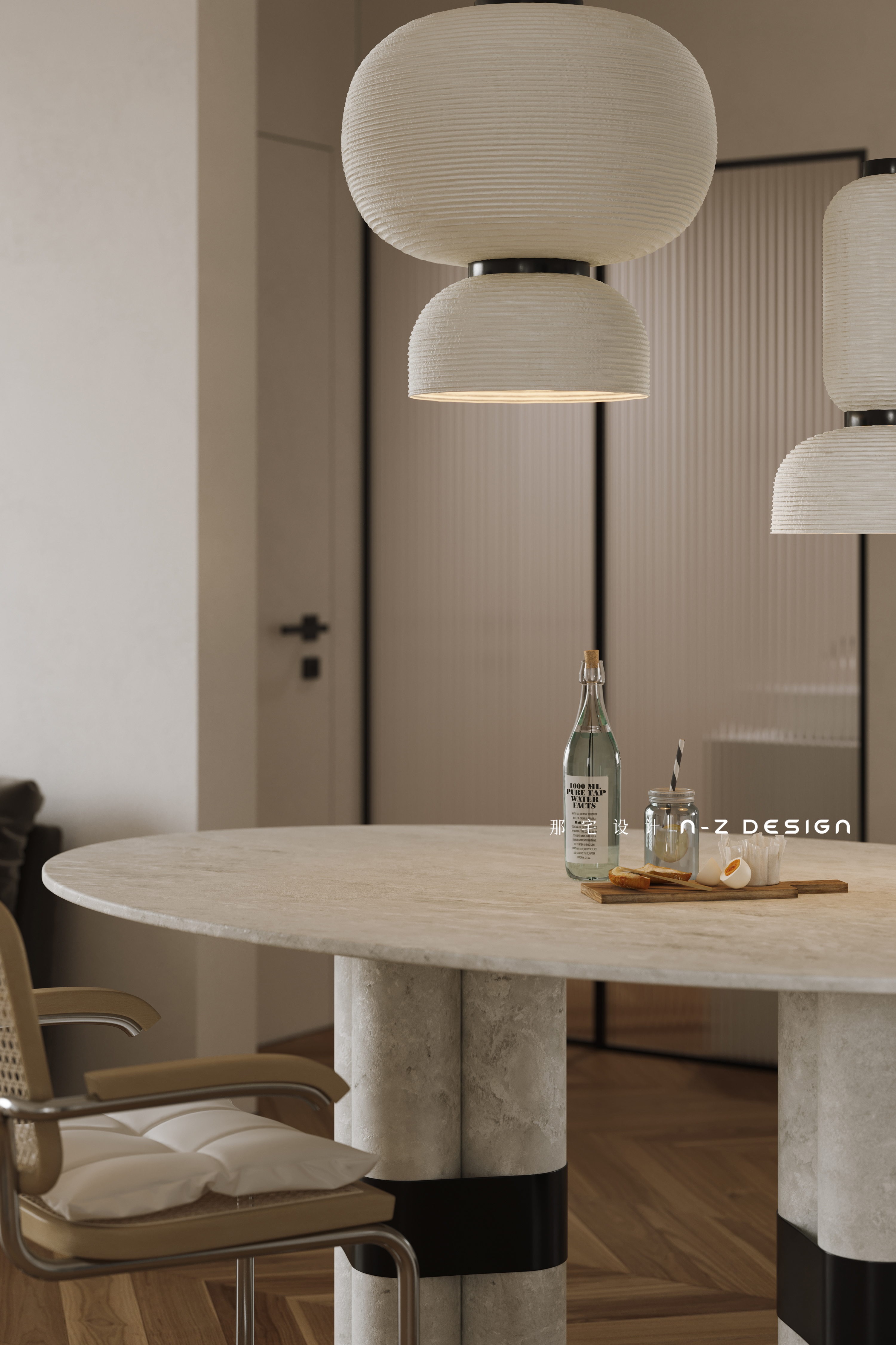 深圳北欧中古风住宅设计丨中国深圳丨那宅设计事务所-31