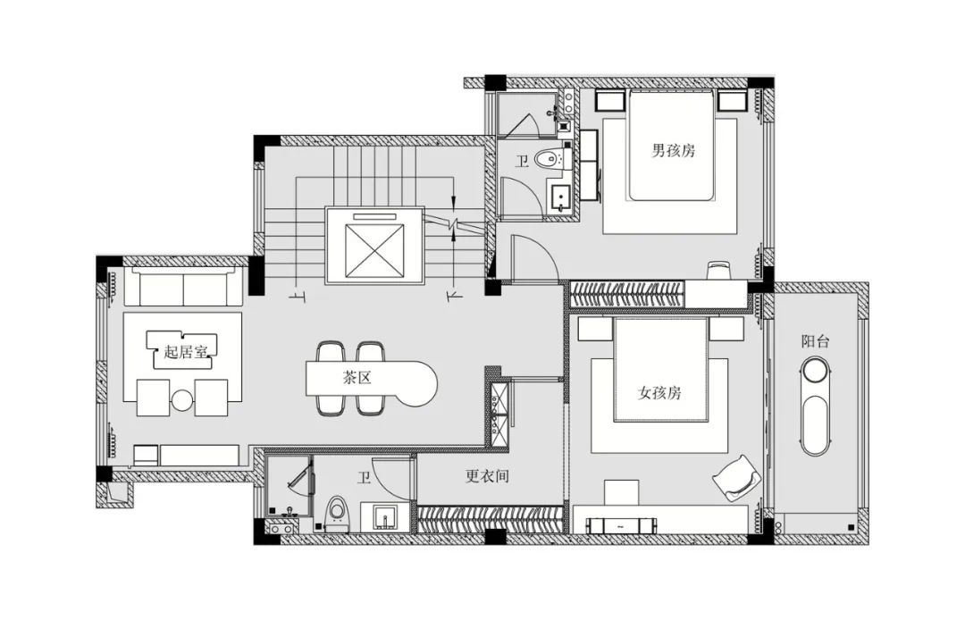 东华时代广场·御园 | 现代东方美学别墅样板-81