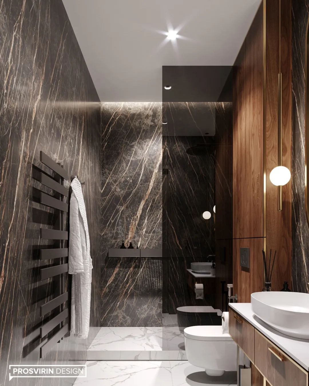 现代轻奢住宅丨Prosvirin Design-31