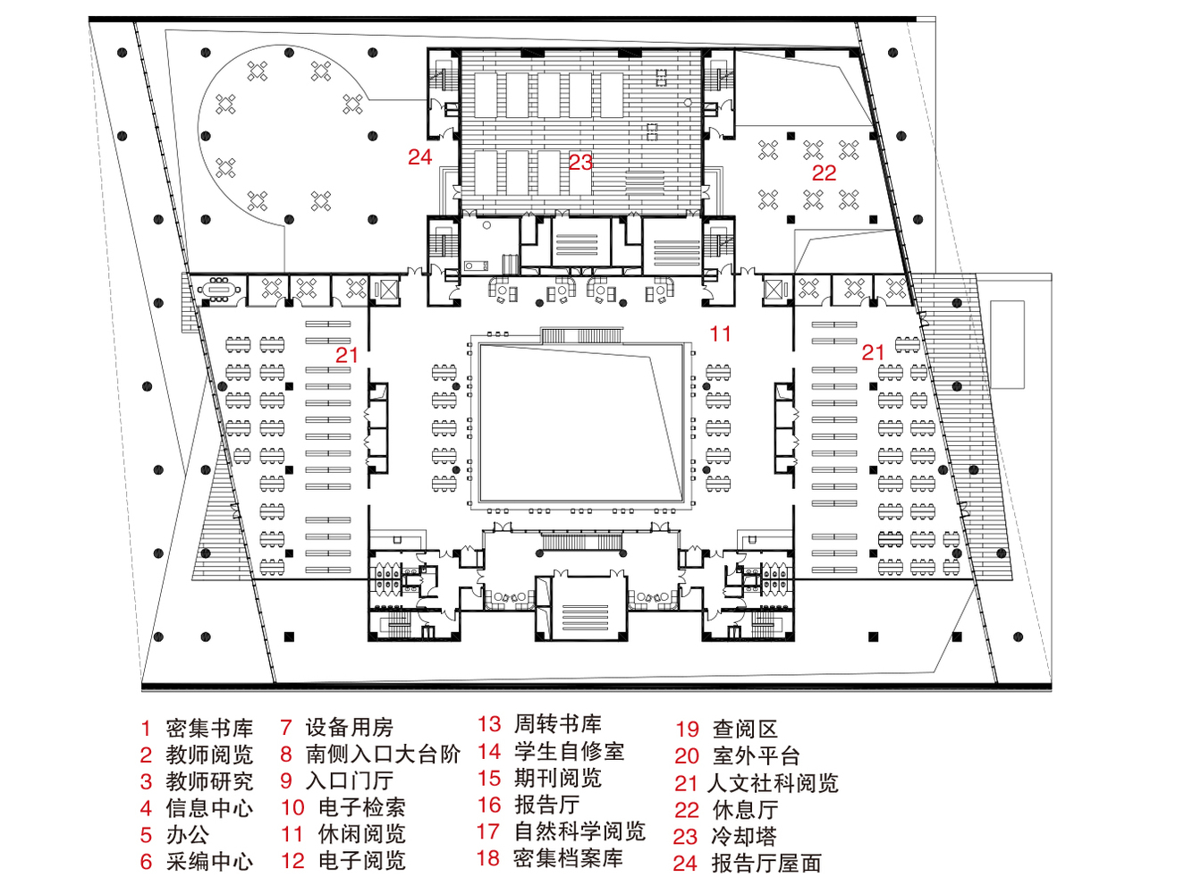 新疆大学科技学院图书馆-13