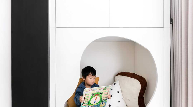93㎡家变游乐场,全屋设计成孩子成长天堂-31
