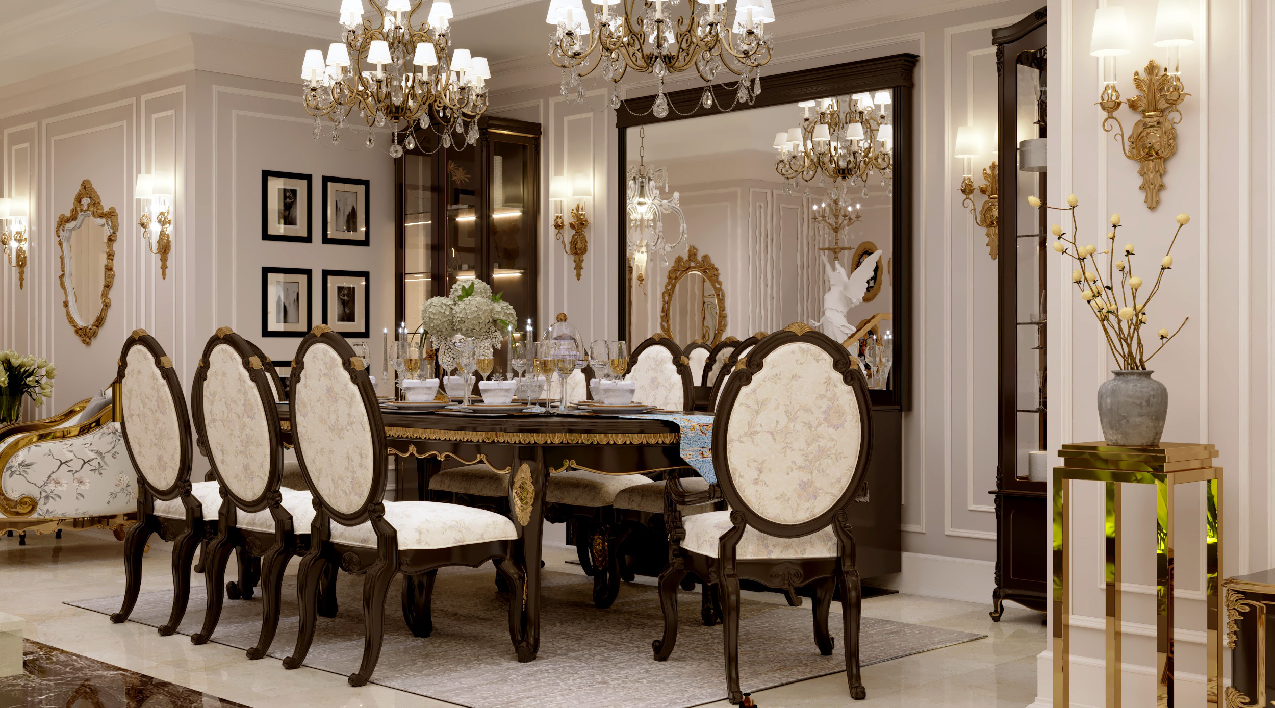 石园客厅丨埃及开罗丨Decorous Studio-20