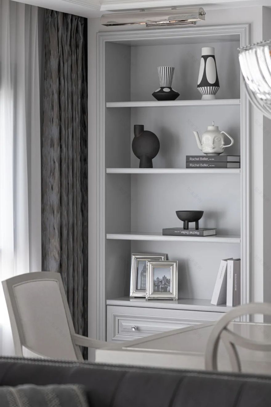 竖厅改横厅的超强设计,诠释优雅温柔的空间氛围 | 宏福樘设计-20