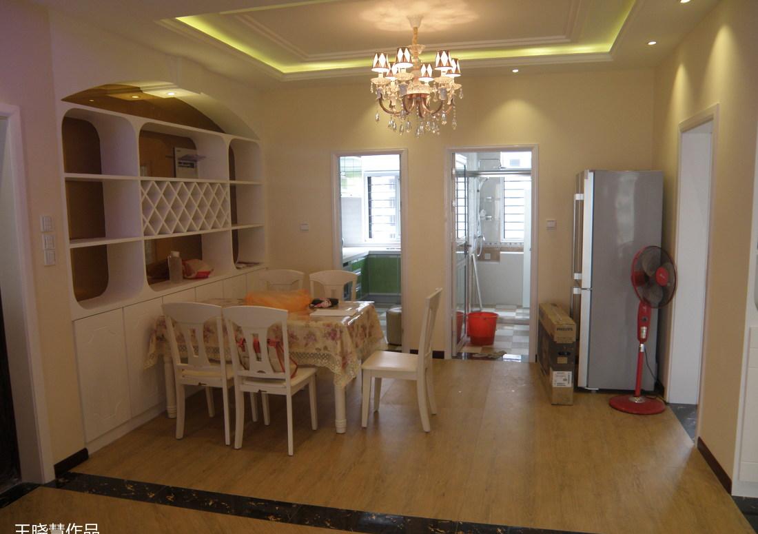 
实景案例二简欧干挂石材菱形车边境电视墙 -6