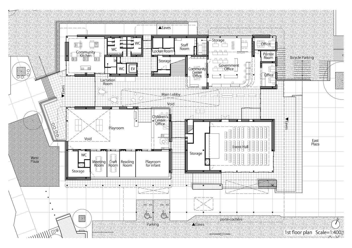 日本丰田市 Kozakai Kifukan 社区中心-22