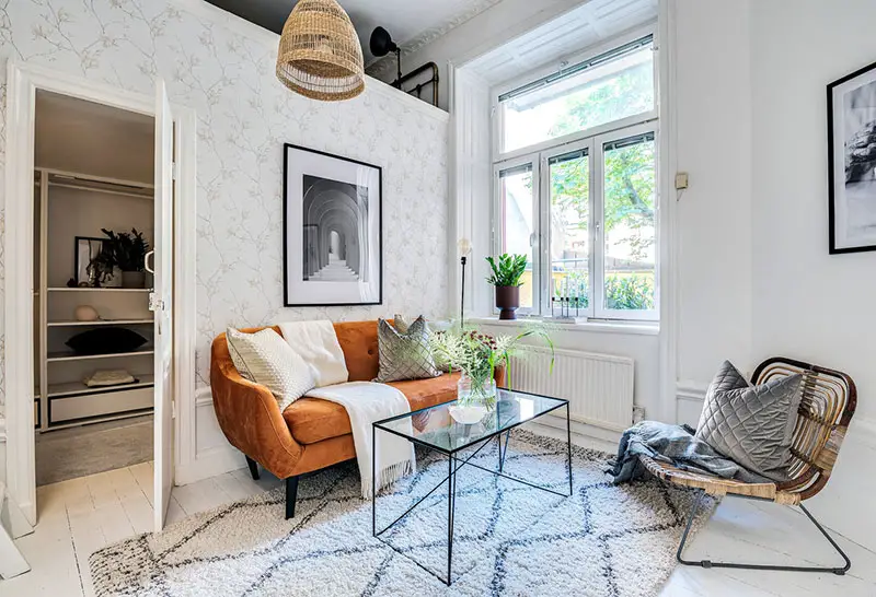 55 平米瑞典公寓双层床设计-3