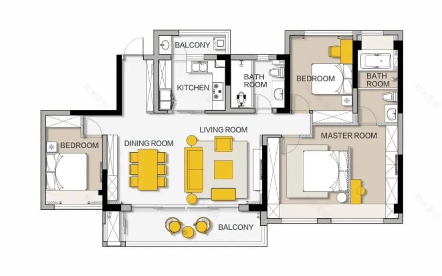 镜面+木质,沉浸式家居美学 | 宏福樘设计-45