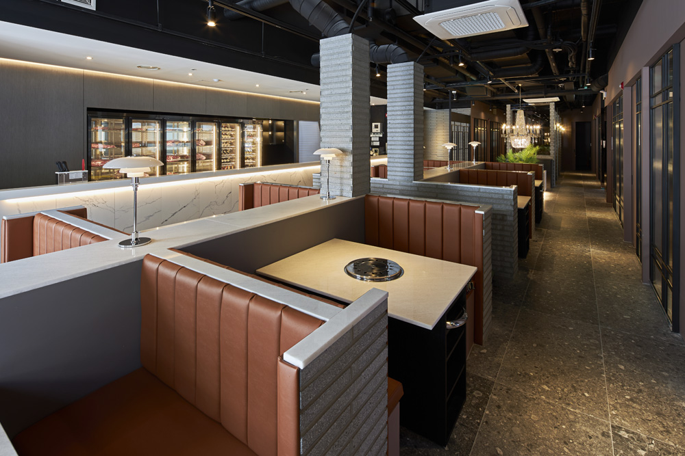 韩屋决 | 高级氛围的 80 平韩屋餐厅室内设计-10