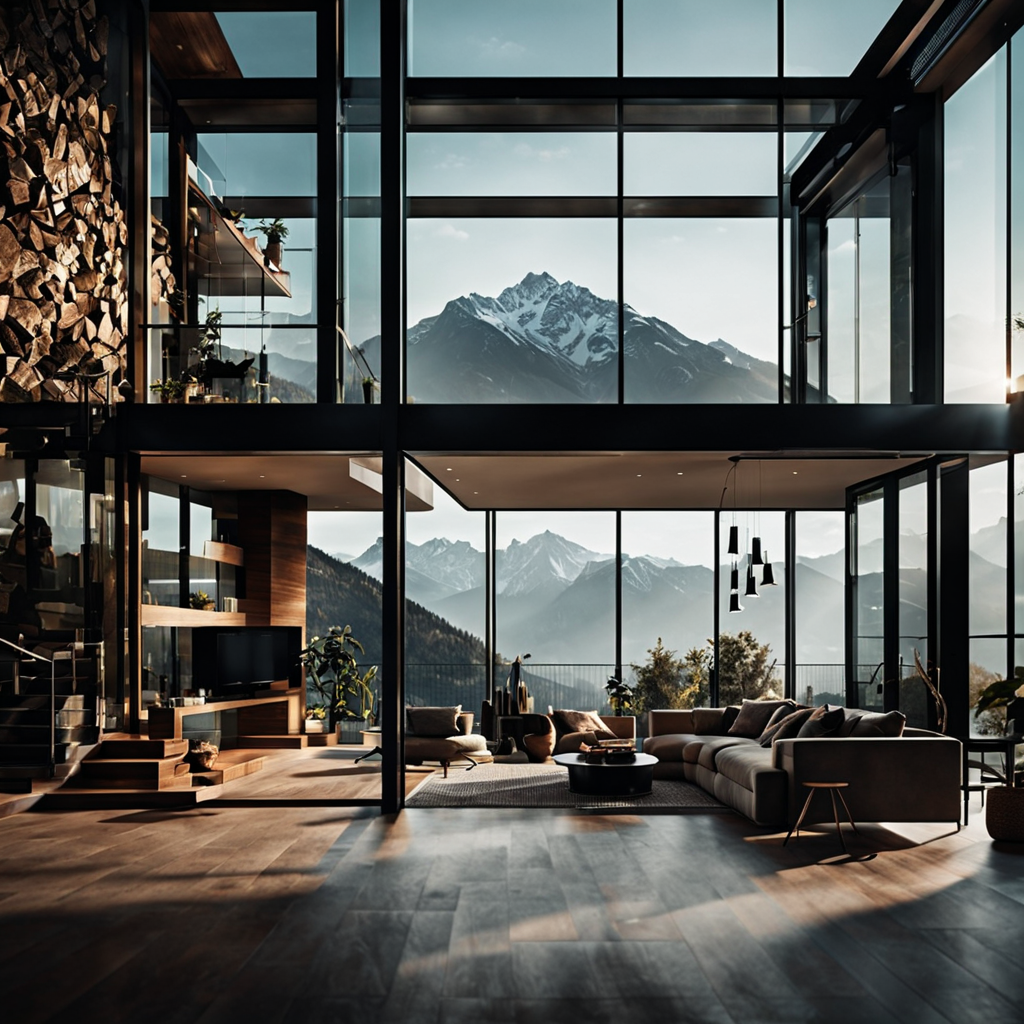 玻璃和钢结构房屋-18