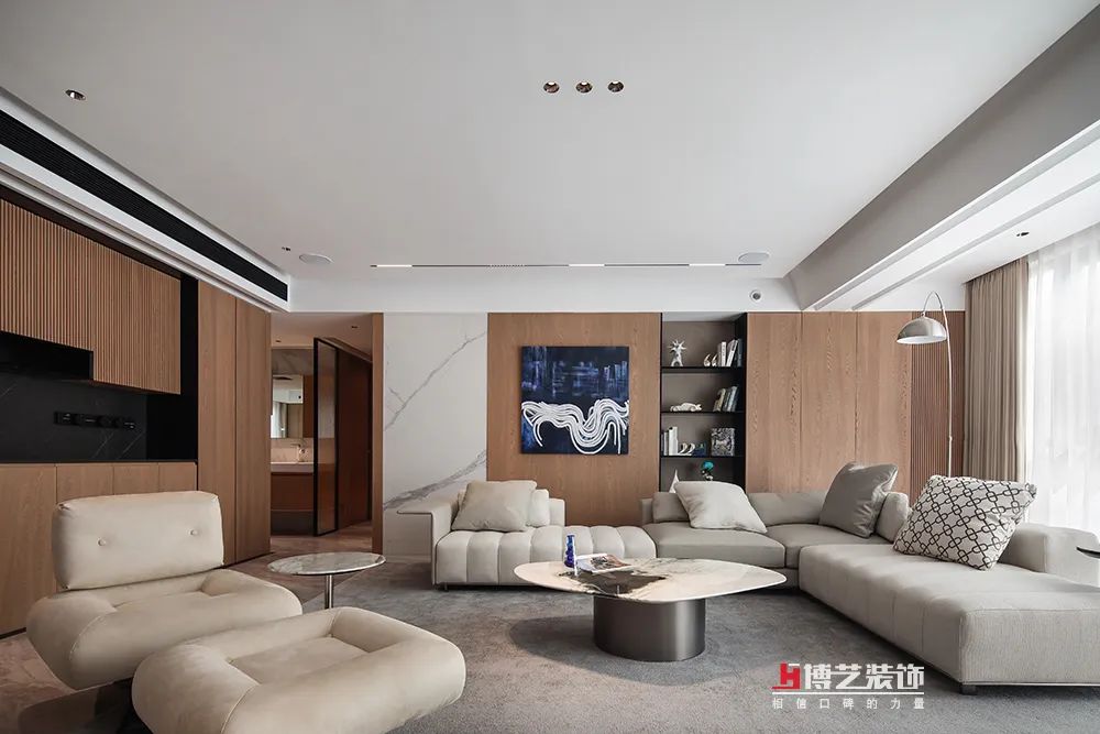嘉禾金茂府现代简约风设计丨博艺装饰-22