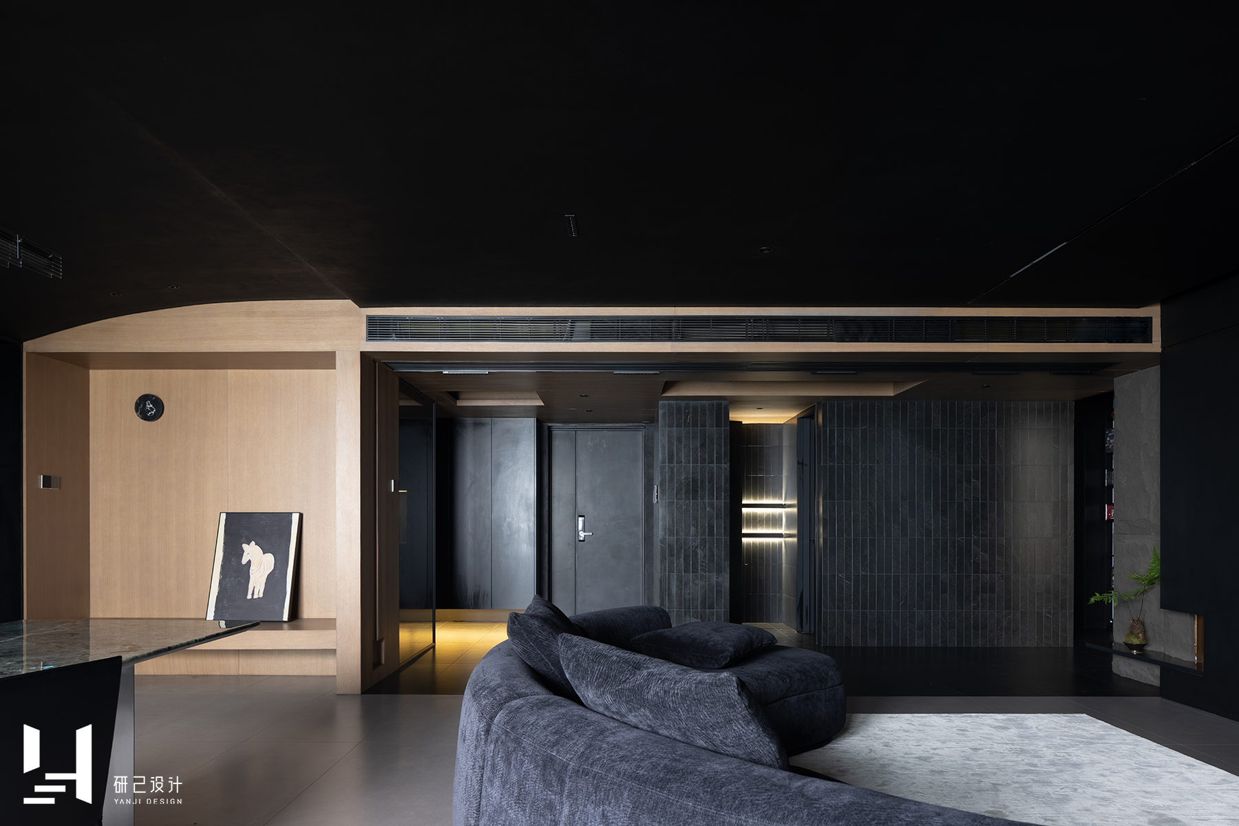 暗黑风江景宅丨中国芜湖丨研己设计-7