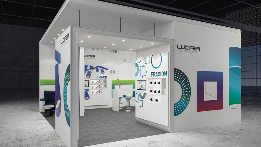 Gensler 打造 Lucifer 照明展位,展现极简高性能设计理念-2