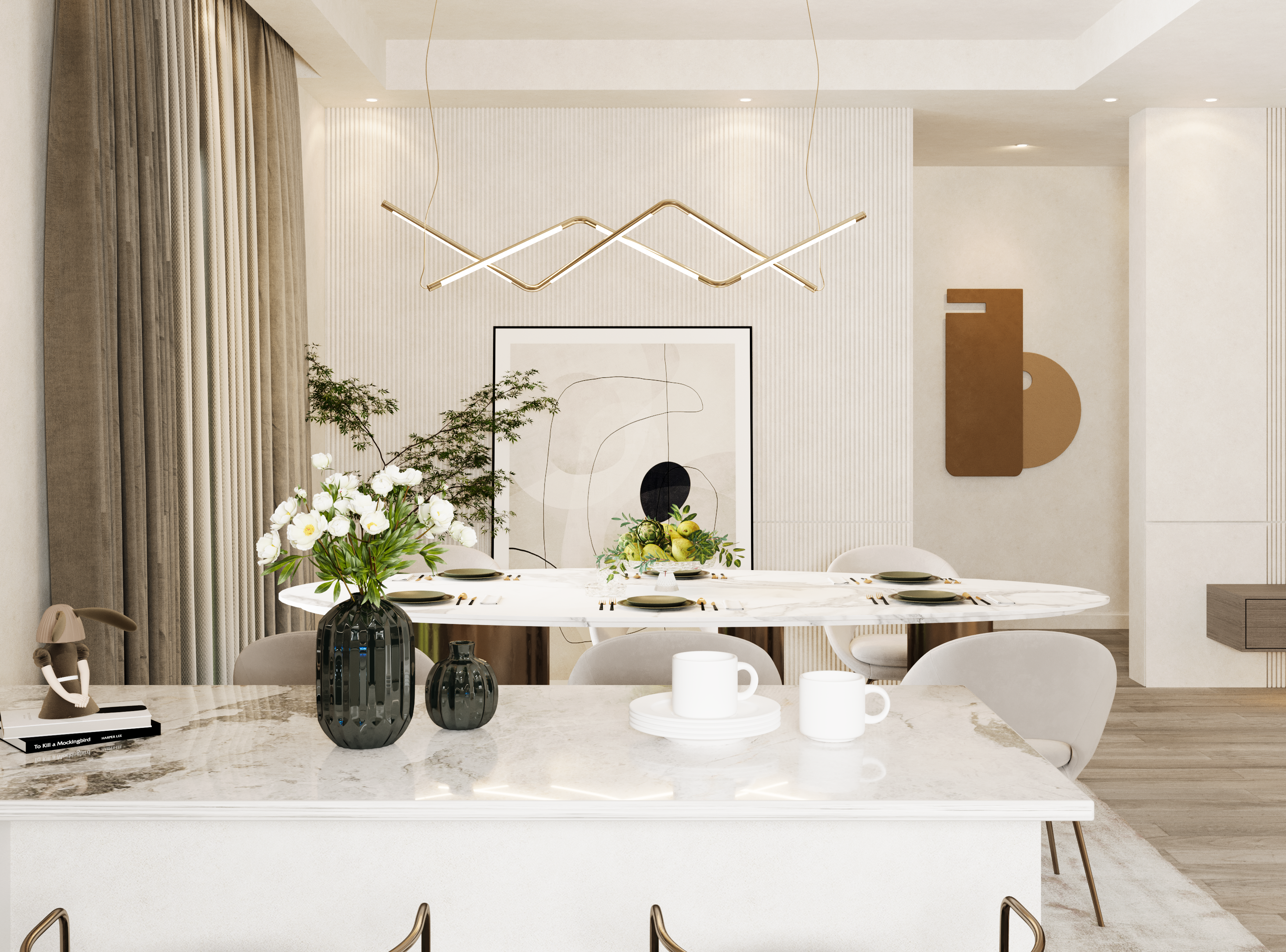 接待区设计丨Ebtehal Selim-20