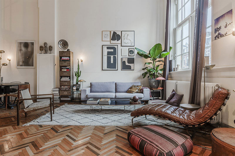 阿姆斯特丹双层阁楼 | 绿意盎然的孩子房-5