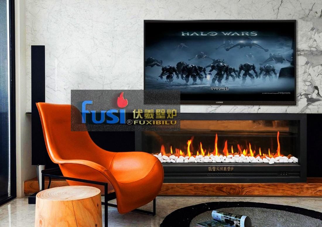 4D 伏羲电壁炉打造立体烟雾火星空间-0