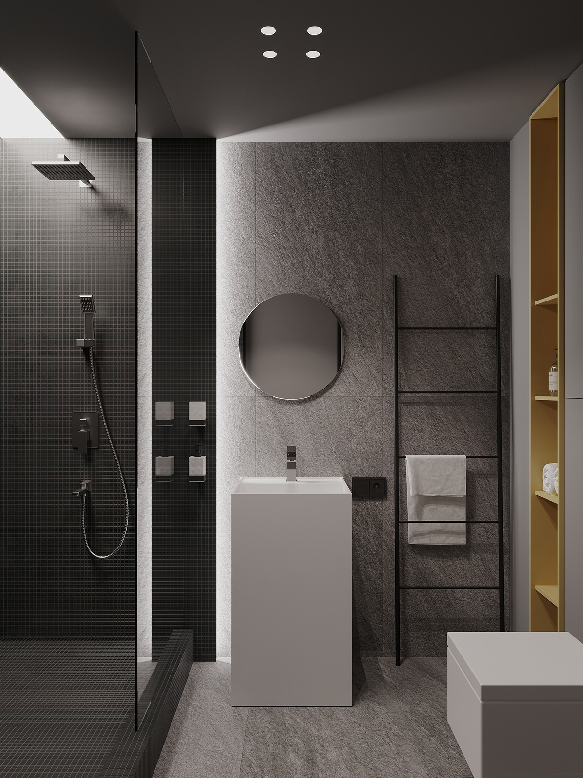 高级灰色系住宅设计-8