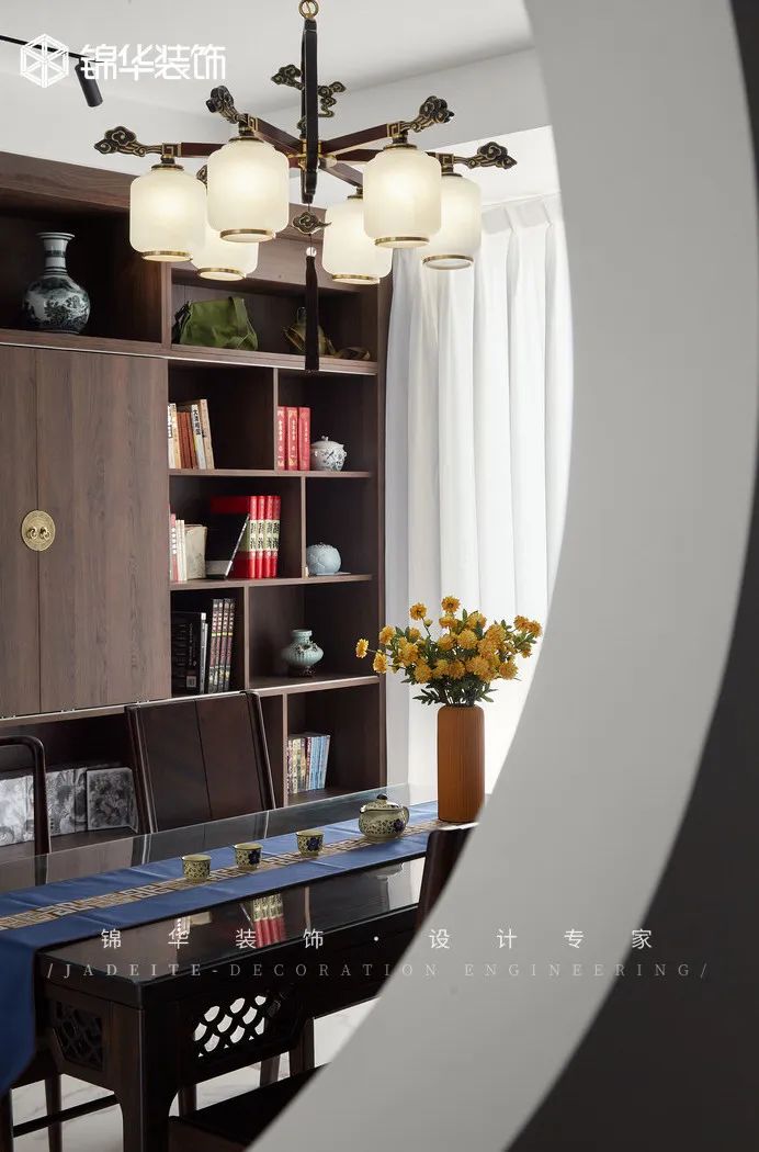 恒基金满庭的雅致家居艺术丨锦华装饰-26