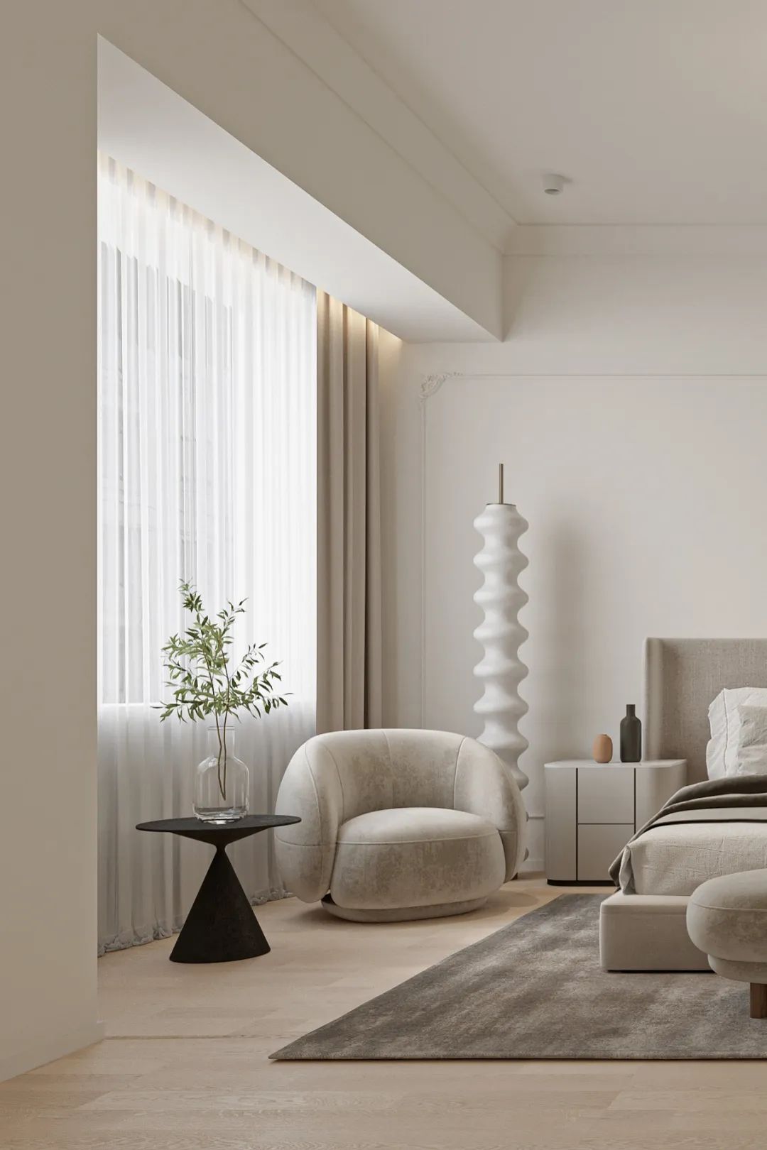 149m²极简奶油风家居空间设计丨中国长沙丨周笙笙全案设计工作室-31