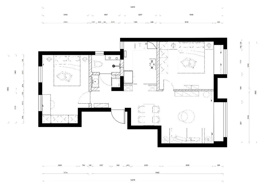 【超级美的！】124m²新中式两居，简直是住宅界的“瑰宝”-8