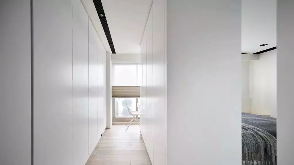 极简风格客厅书房一体化设计-110