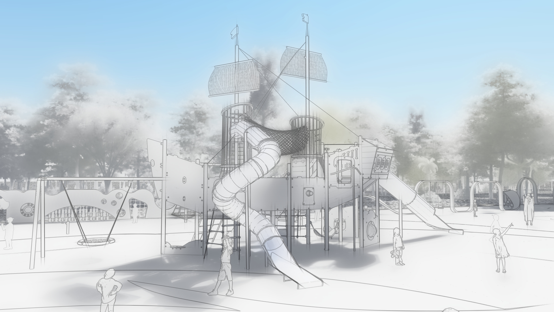 Liner Park Kuwait Architecture playground-20