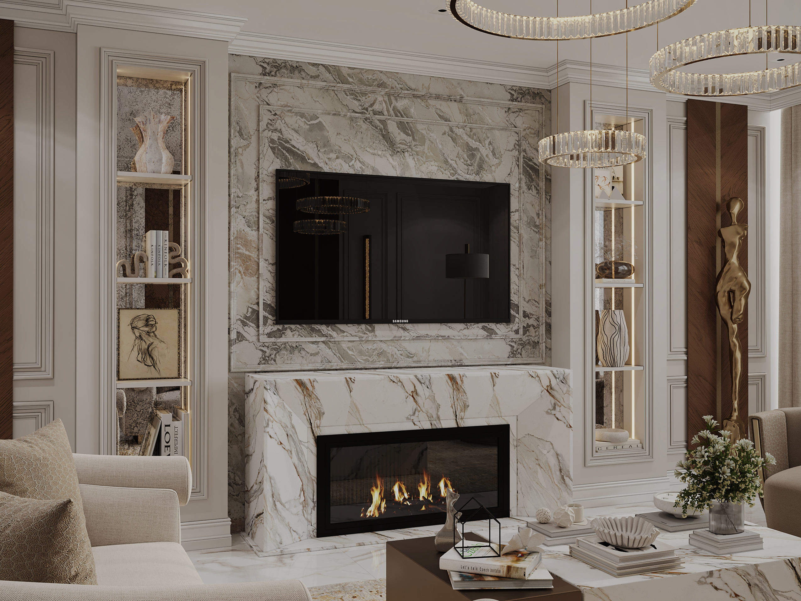 接待处与厨房设计（接待处部分）丨埃及丨Hagar Okasha-4